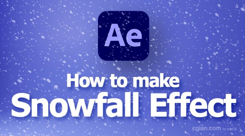 After Effects Snow