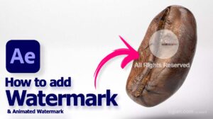 How to add watermark in After Effects