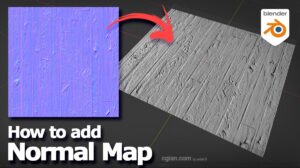 How to add normal map in Blender