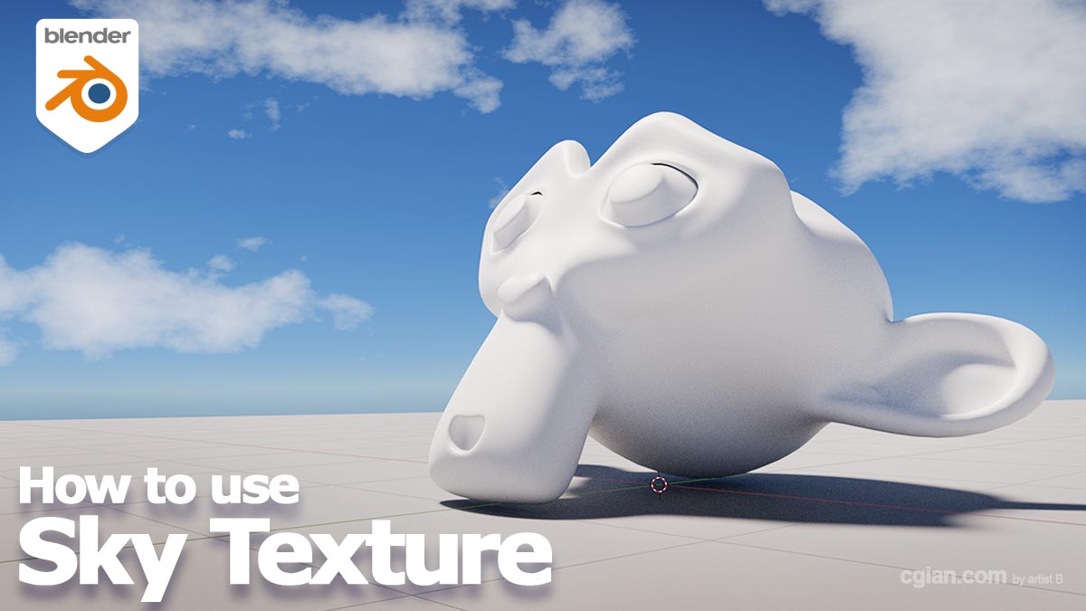 How to make sky texture with clouds in Blender