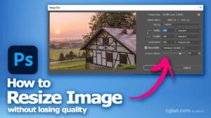 Photoshop enlarge image without losing quality using Preserve Details 2.0