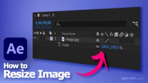 How to resize and fit to comp in After Effects