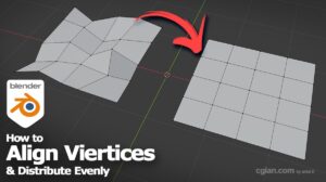 How to use Align Vertices using Free Addon LoopTools in Blender