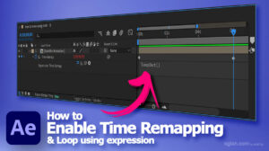 How to use time remap in After Effects