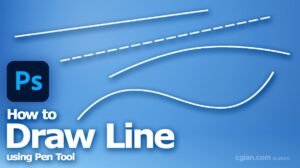 How to draw a line using Pen Tool in Photoshop
