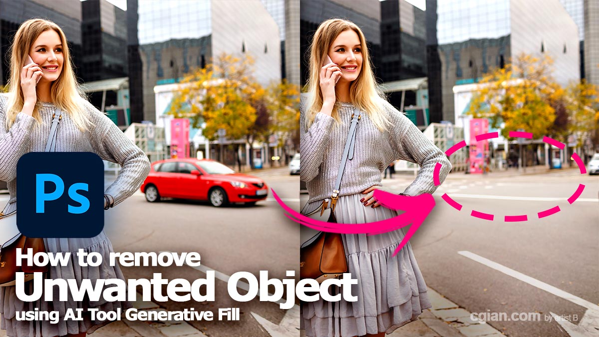 How to remove object from photo using Photoshop AI 