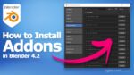How to add addon in Blender