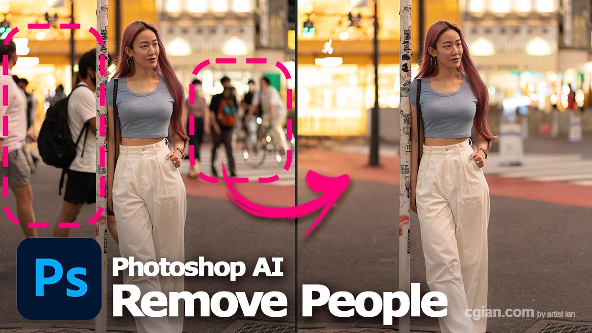 Photoshop How to Remove Person using Generative AI