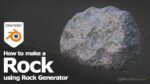 How to make a simple rock and mock material in Blender