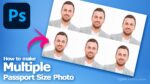 How to make passport size photo in Photoshop