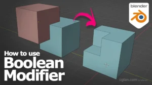 How to use Boolean Modifier in Blender