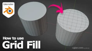 How to fill circle hole using Grid Fill in Blender