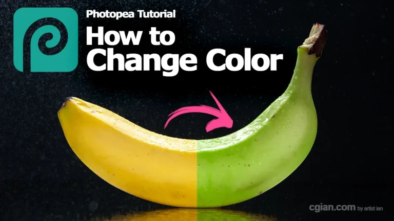 Photopea change specific color free online