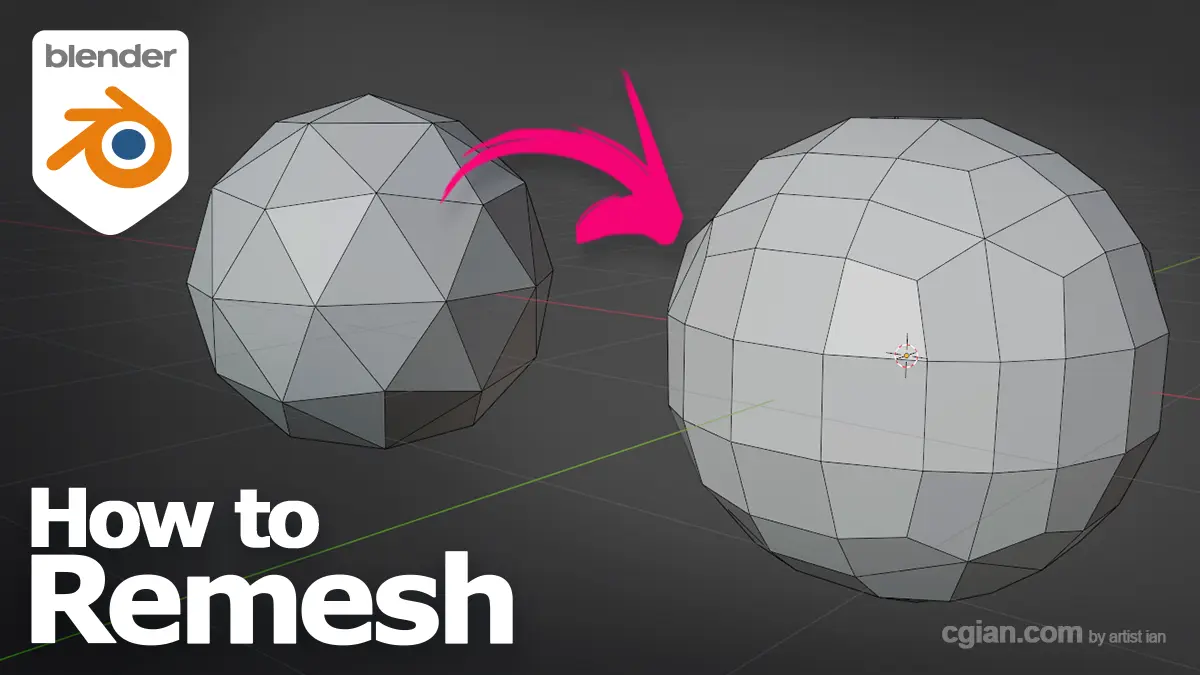 How to use Remesh in Blender 