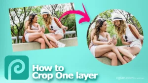 How to crop a layer in Photopea