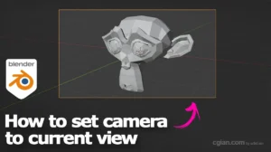 Blender set camera to view