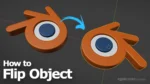 Blender flip object