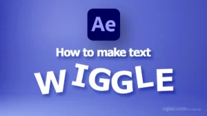 wiggly text effects