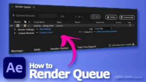 How to add to Render Queue After Effects