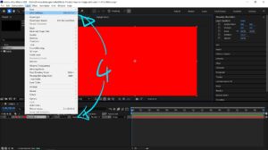 How to change solid background color in After Effects