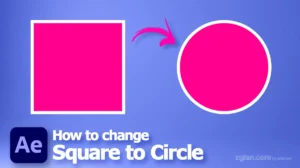 After Effects square to circle