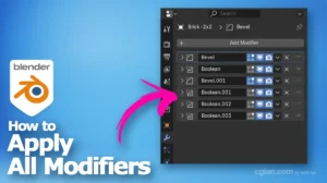 How to apply all modifiers at once in Blender 