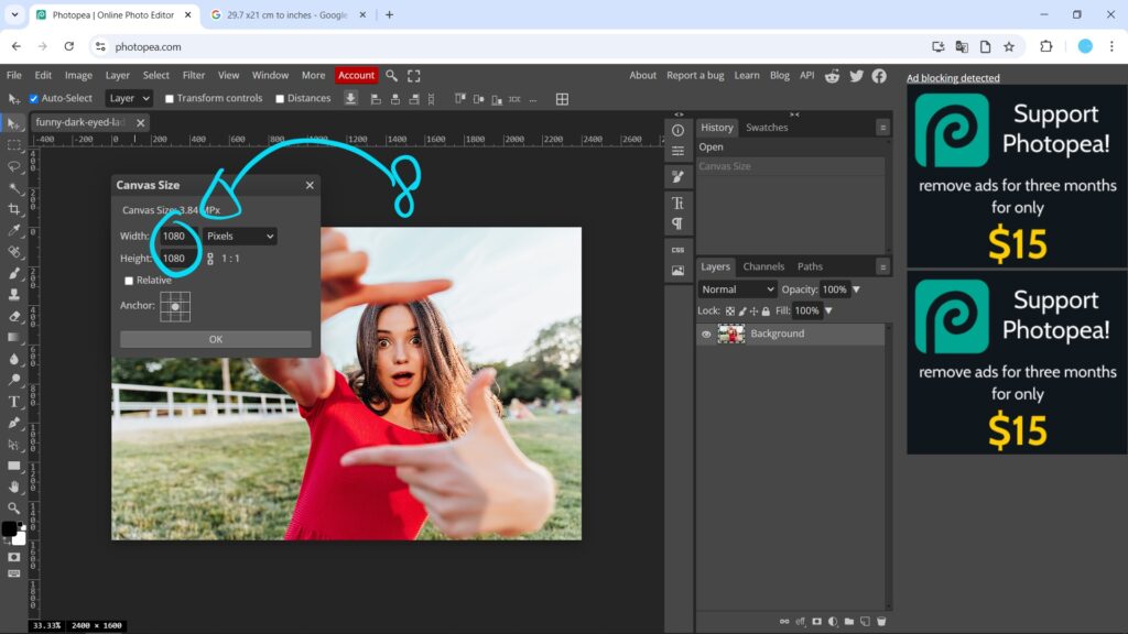 How to resize image in Photopea 08