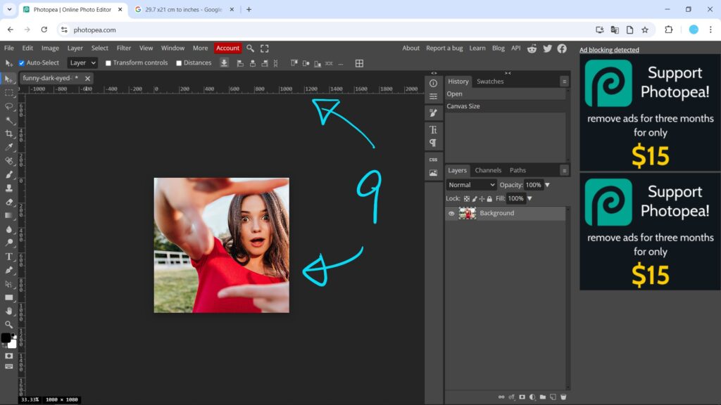 How to resize image in Photopea 09