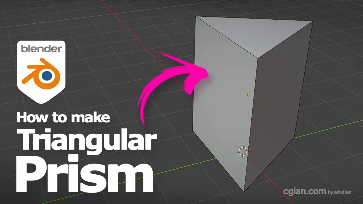 Blender 3D triangular prism easy tutorial 59 Blender 3D triangular prism easy tutorial