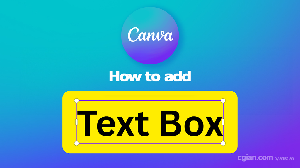 How to insert text box in Canva