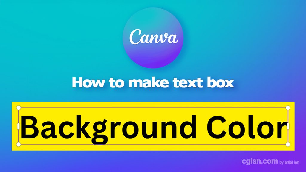 How to add background color to text in Canva
