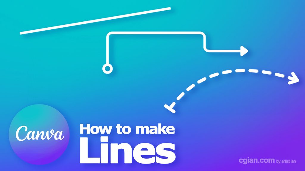 How to draw lines in Canva